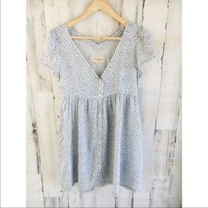 NWOT Ralph Lauren Denim & Supply blue floral babydoll dress